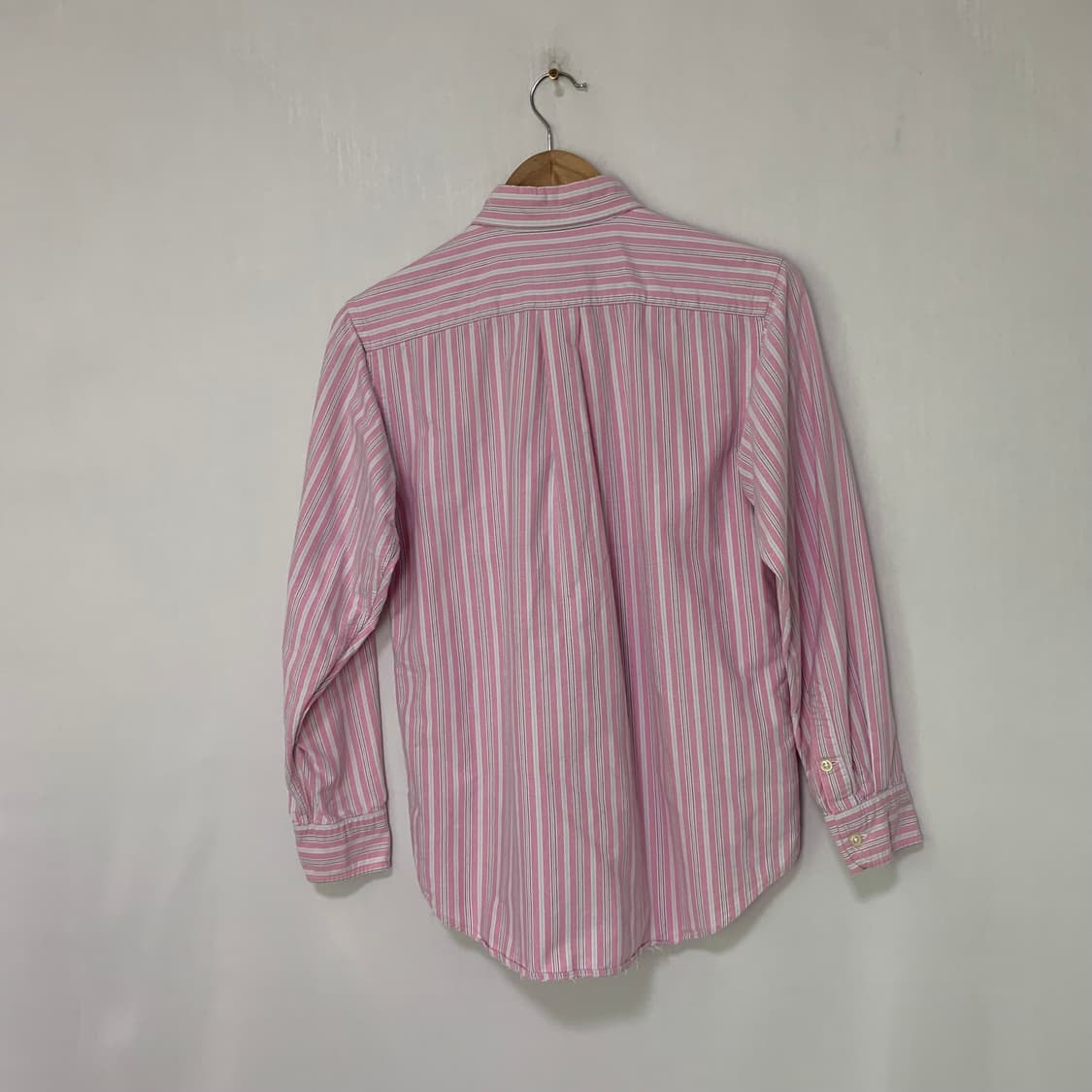 폴로 랄프로렌 스트라이프 셔츠 핑크 여성 L 빈티지 하이틴 00s 상품이미지3