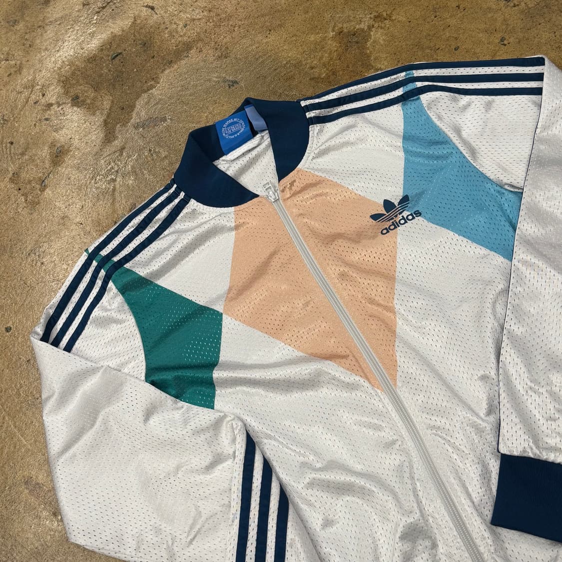 [정품/105] 아디다스 컬러블록 메쉬 트랙탑 져지 b19 상품이미지1