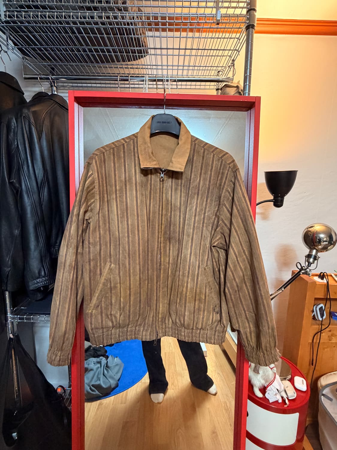 아티쟝 브랜드 아비바 지페이 슈에 리버시블 블루종 브라운 L 사이즈 상품이미지4