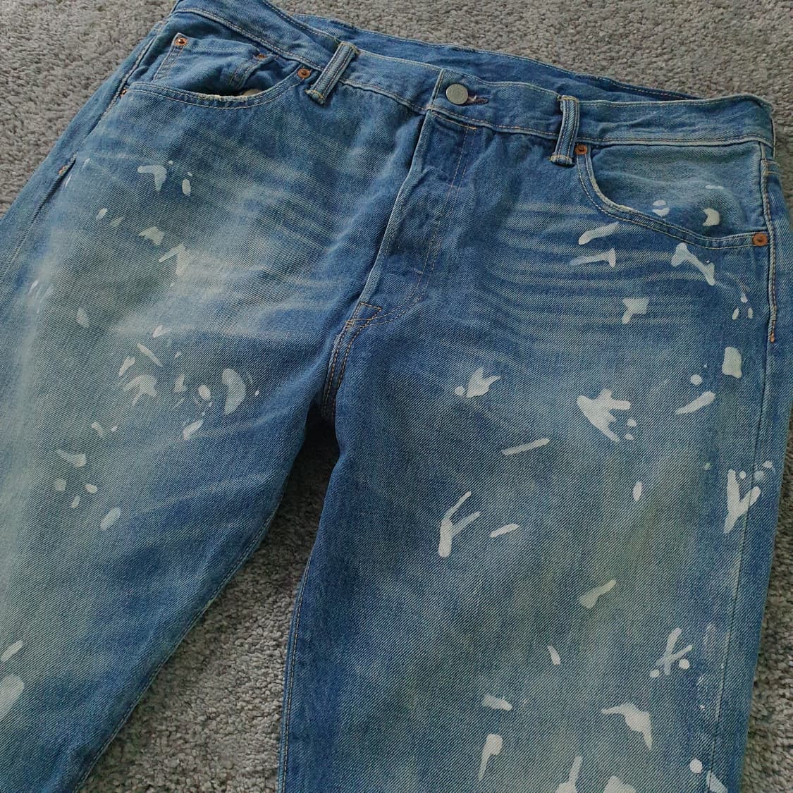 LEVI'S 501 데미지 워싱 데님 팬츠 상품이미지4