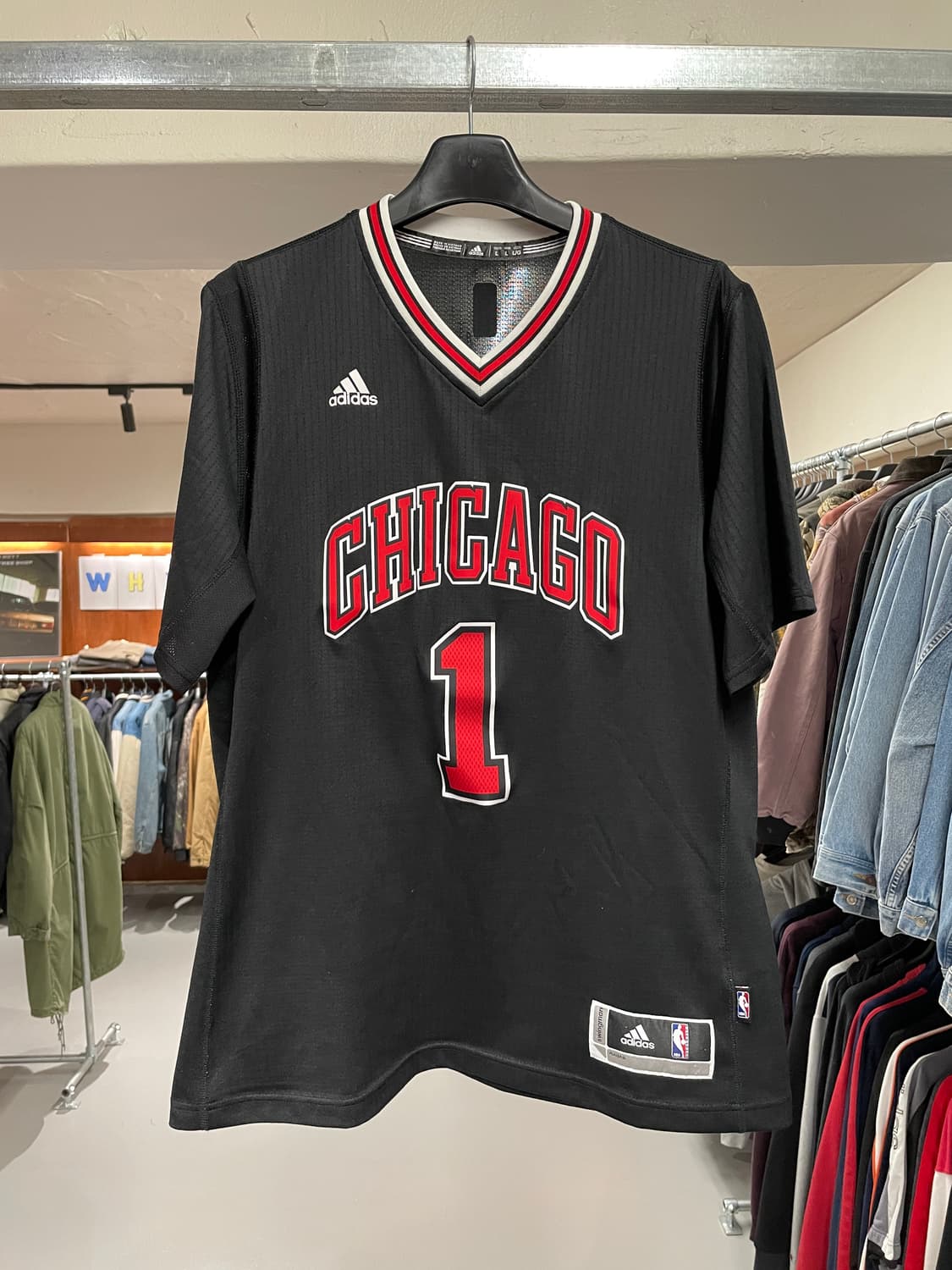 아디다스 X NBA 시카고 불스 반팔 져지 상품이미지4