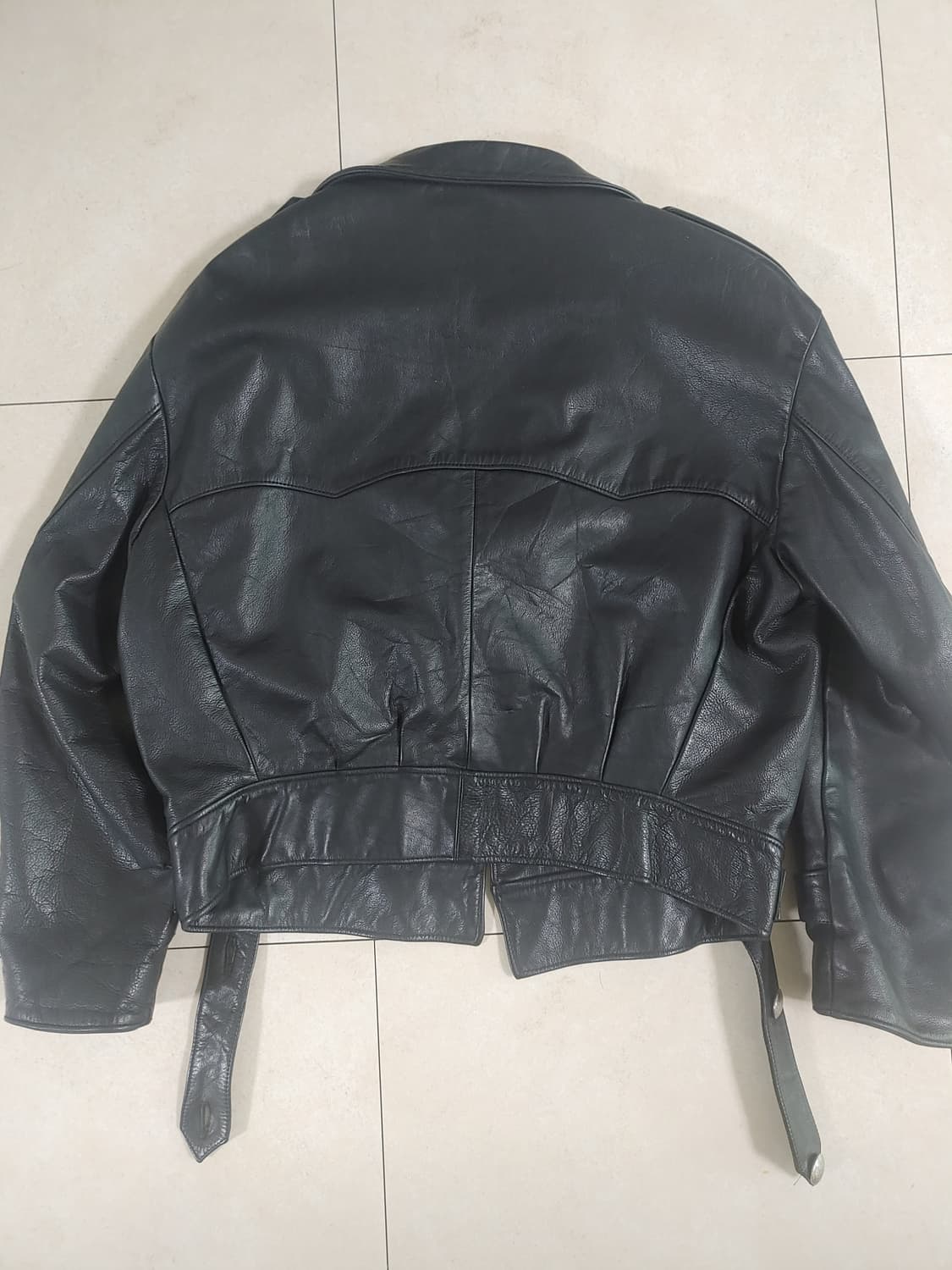 50s 스웨덴 모터사이클 레더자켓 상품이미지2