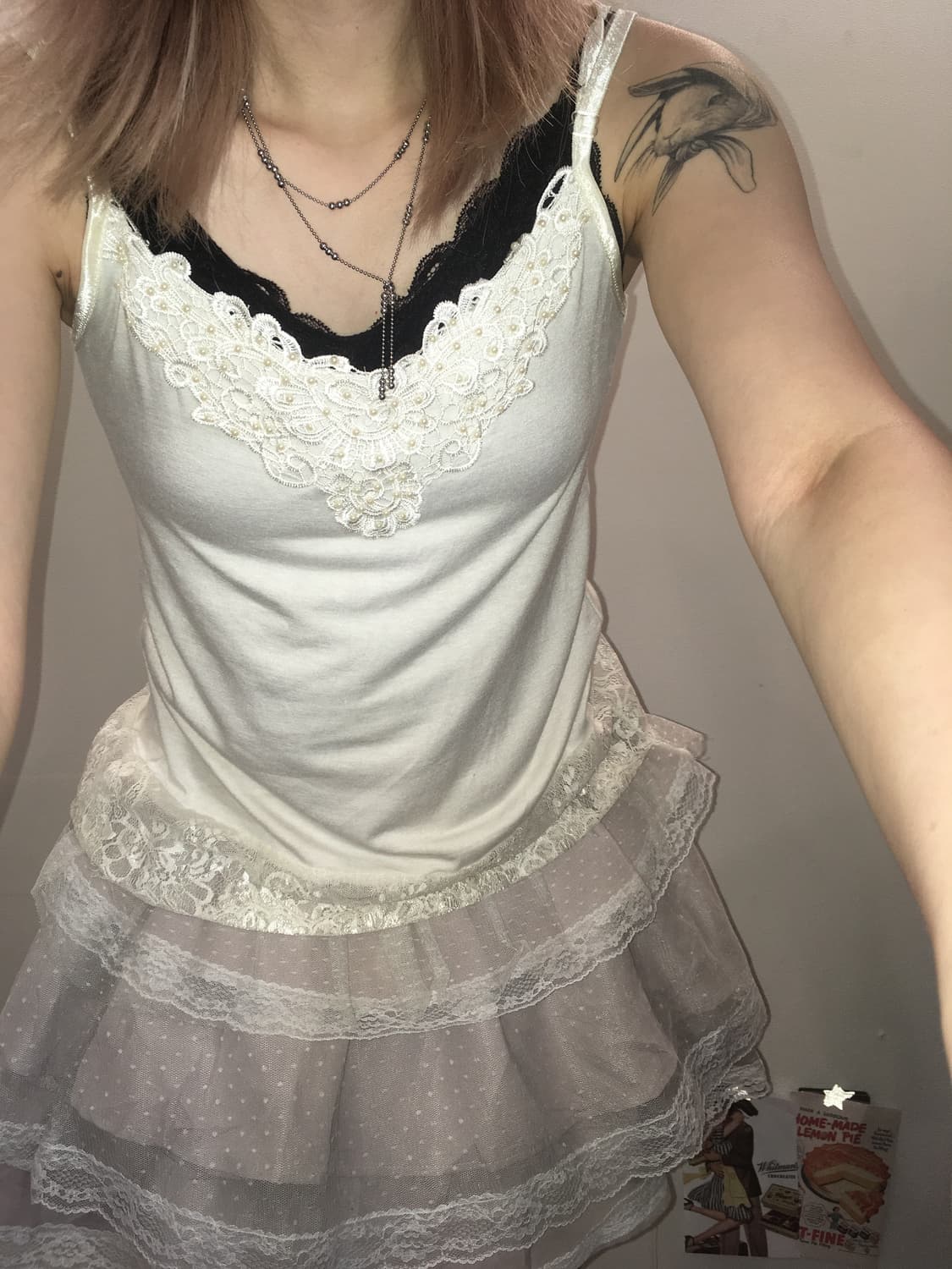 jpn vintage hachi lace sleeveless 상품이미지4