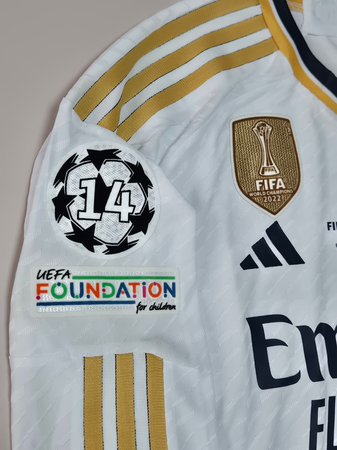 23-24시즌 레알 홈킷 벨링엄 긴팔유니폼 L 챔스결승패치 상품이미지4