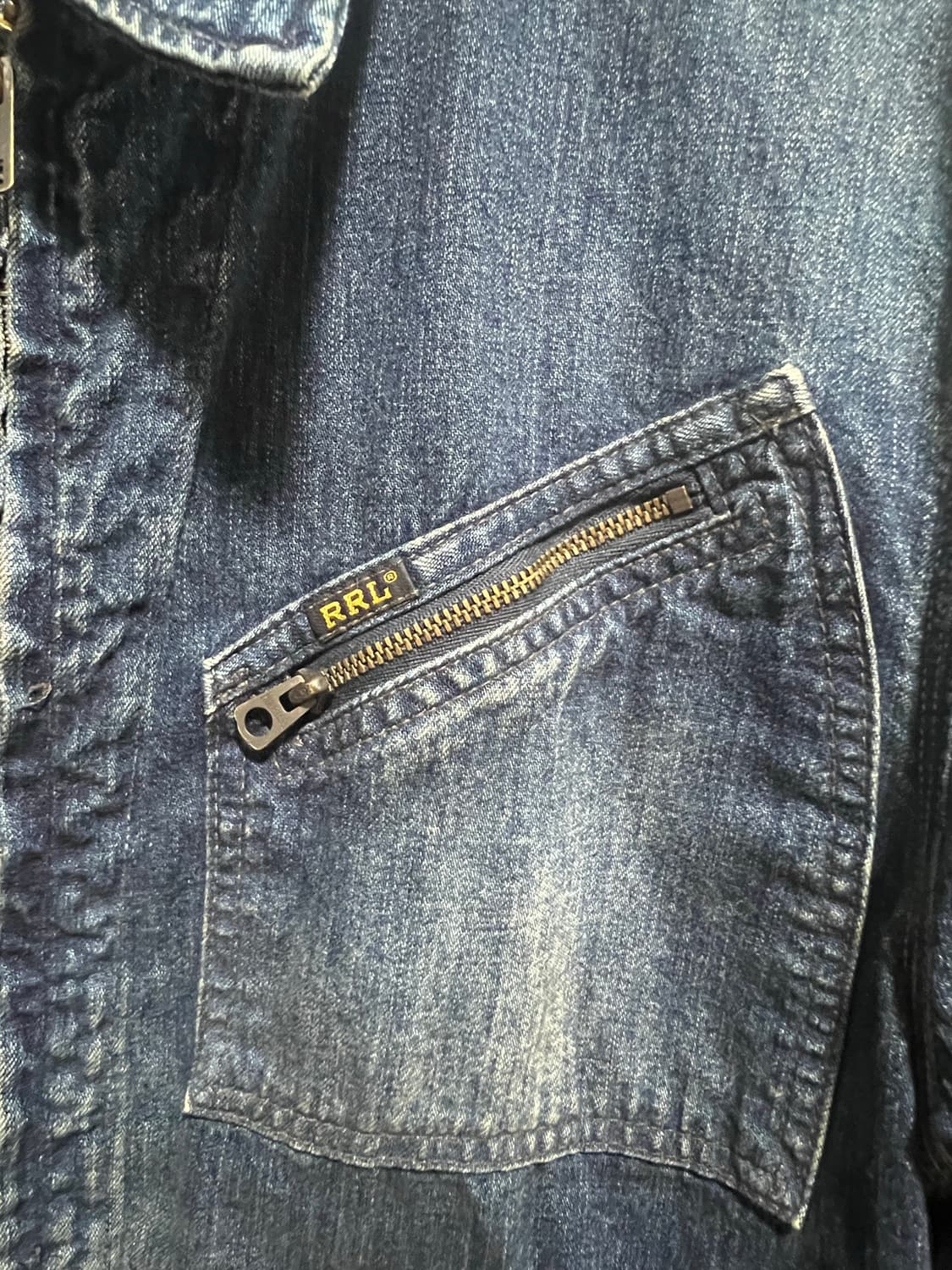 RRL 레이튼 인디고 데님 자켓 상품이미지6
