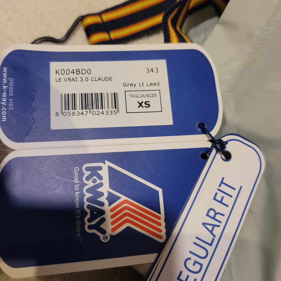 까웨 클로드 바람막이 XS 상품이미지4