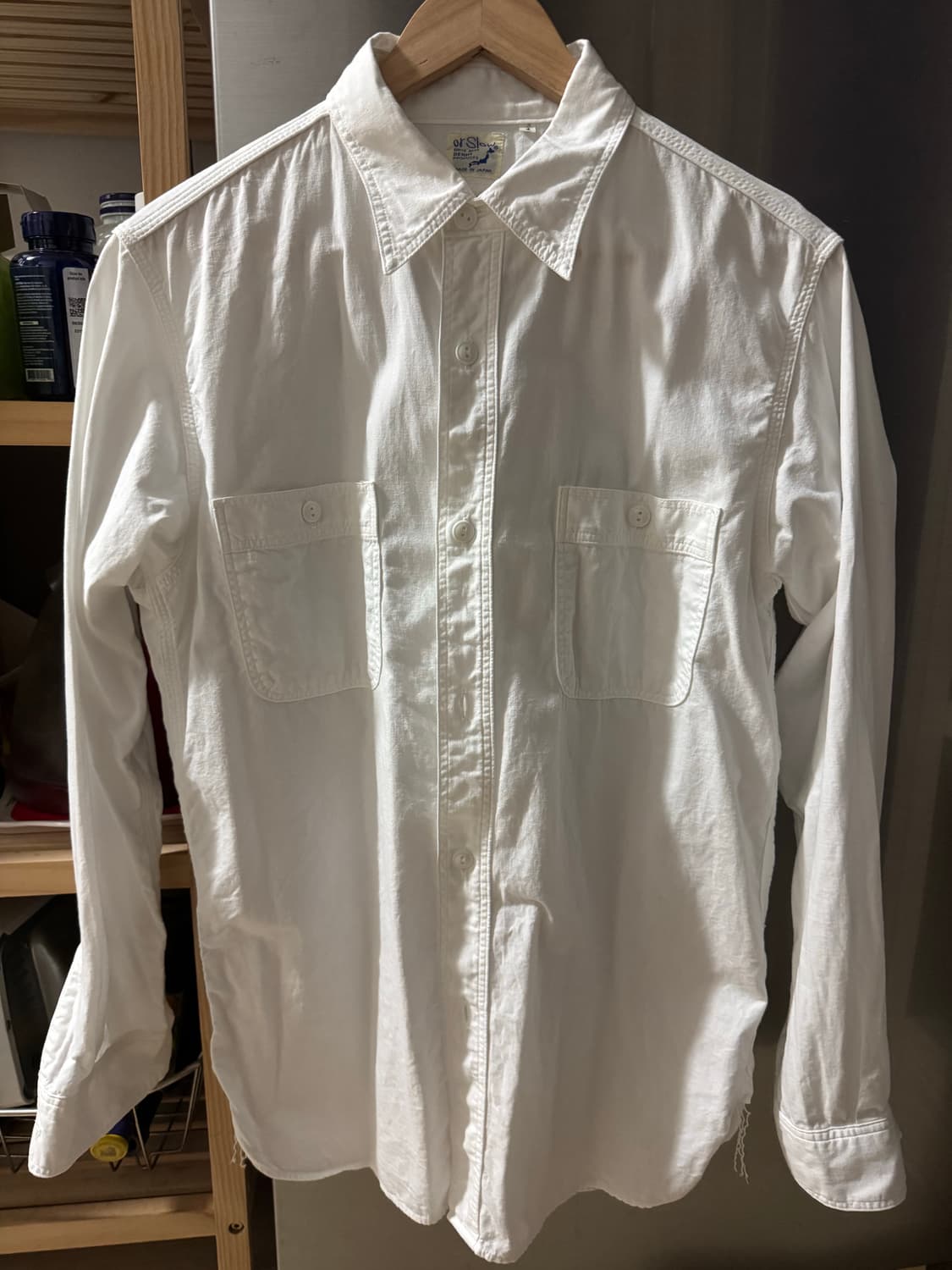 orslow 샴브레이 워크셔츠 레귤러 4 상품이미지3