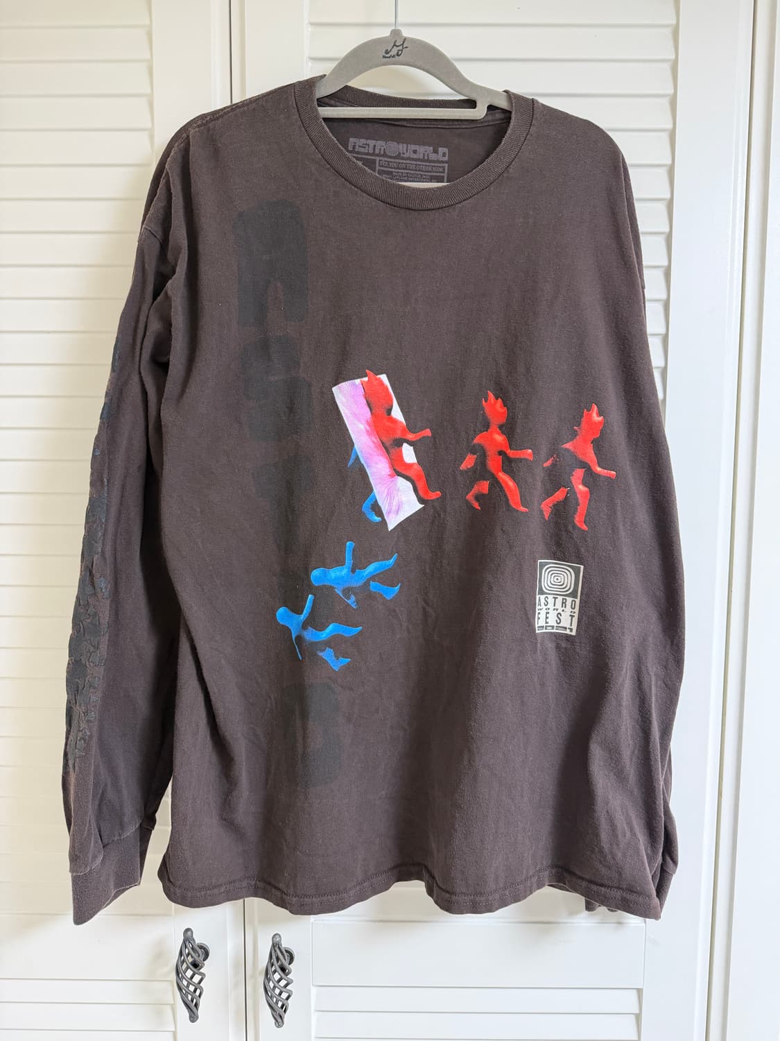 [L] 트래비스 스캇 아스트로 월드 머천 롱슬리브 상품이미지2