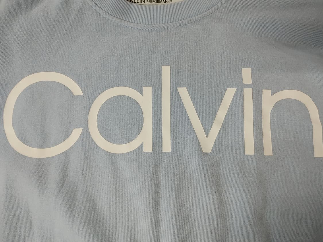 Calvin Klein 캘빈클라인 안감기모 오버핏 숏맨투맨 상품이미지5