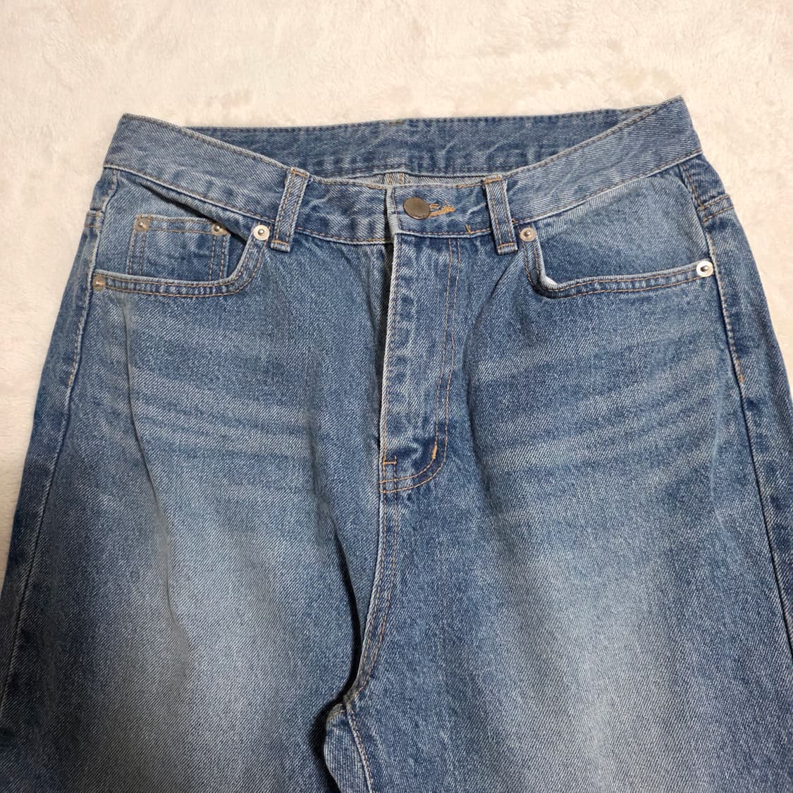 (L)여성 OH YEAH 배기핏 데님 팬츠  상품이미지2