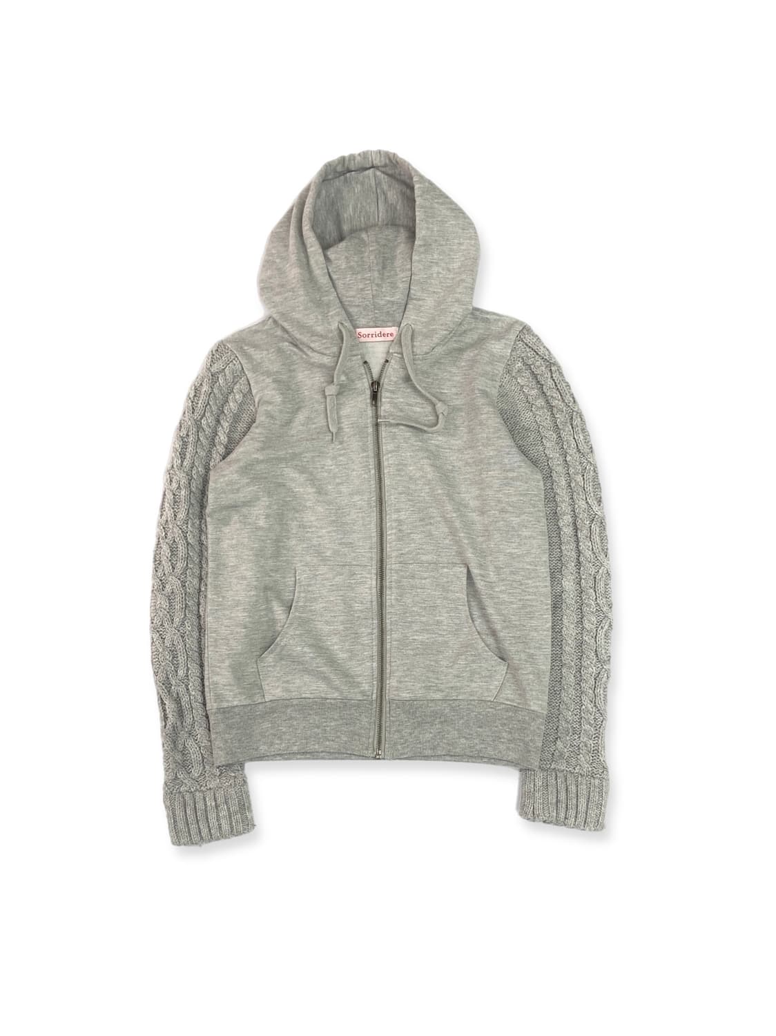 Sorridere knit hood zip up 상품이미지1