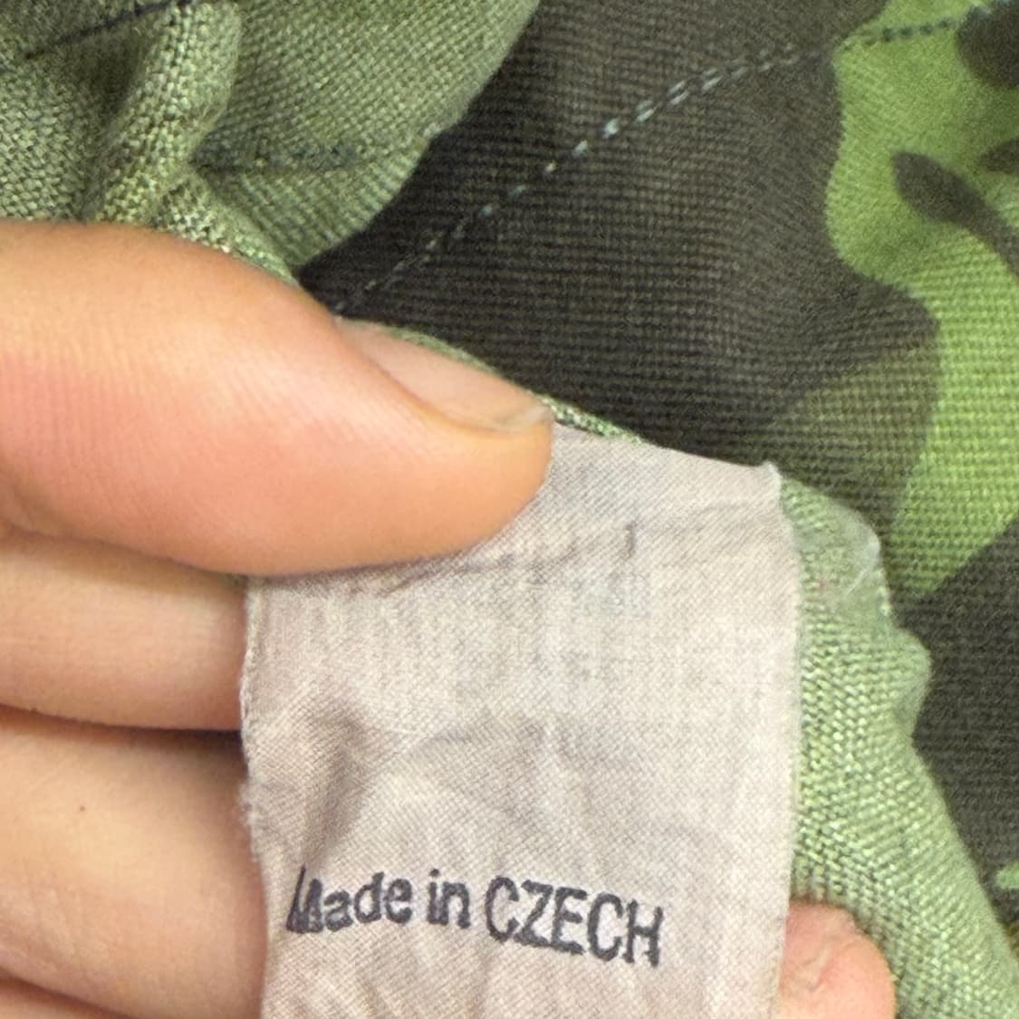 90S 빈티지 체코 육군 코트 남성 파카 밀리터리 카모 자켓 상품이미지2