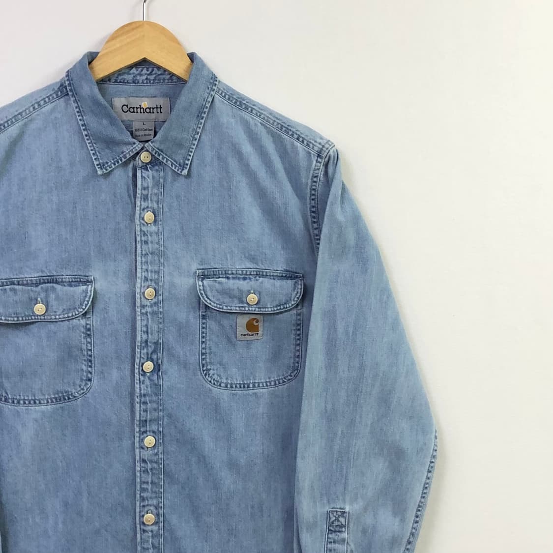 L 칼하트 데님 셔츠 상품이미지1