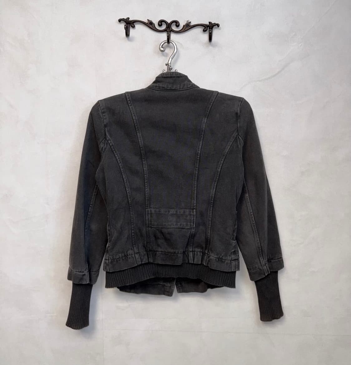 Max&Co grey denim buckled wamer jacket 상품이미지3