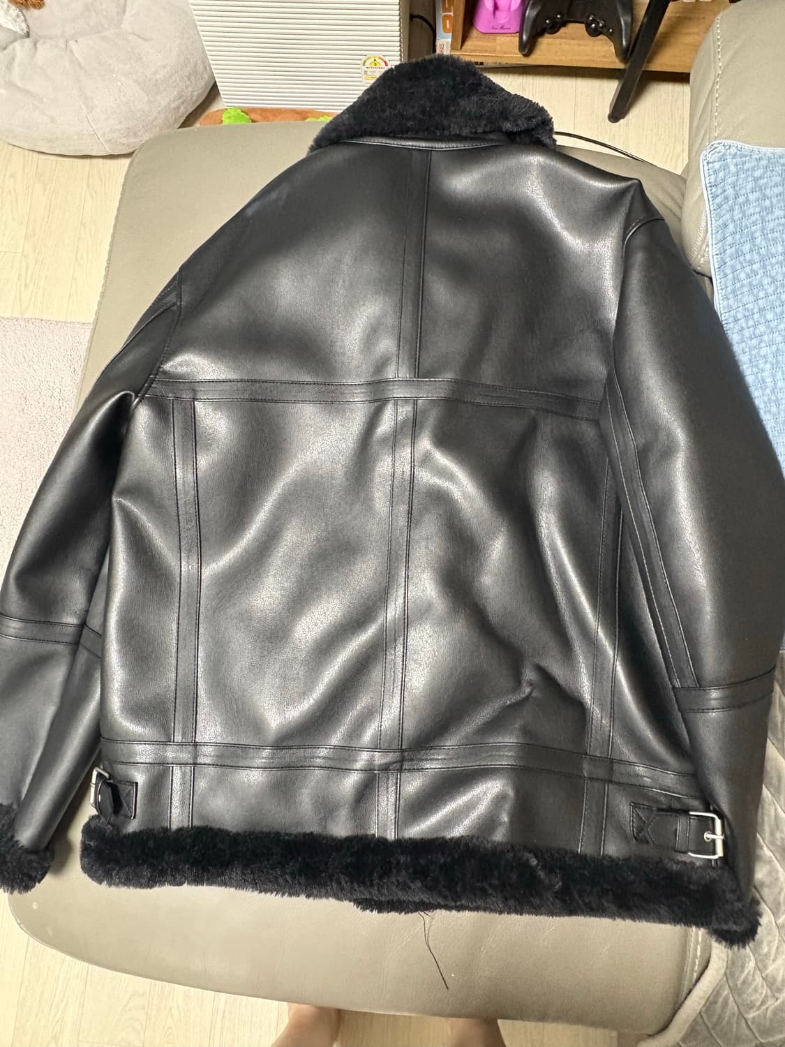 도프제이슨 무스탕 XL 실착 1회 상품이미지4