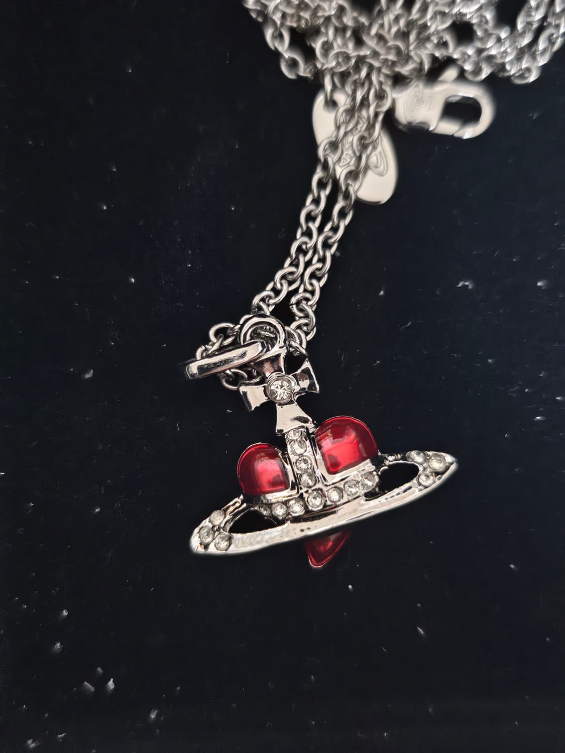 비비안웨스트우드 아르망떼 레드 목걸이 상품이미지2