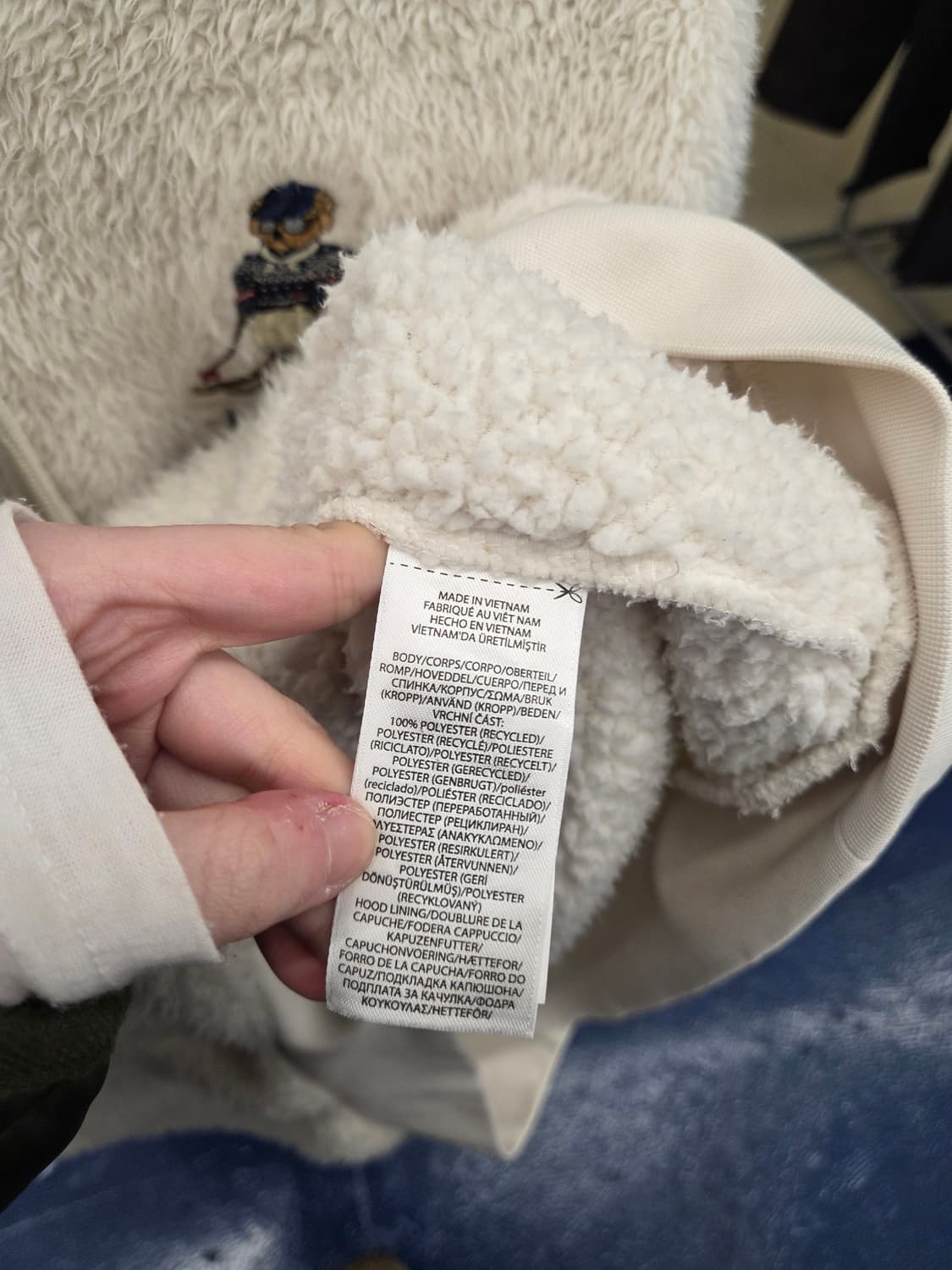 PRL 폴로 랄프로렌 신형 폴로베어 플리스 후드티 상품이미지8