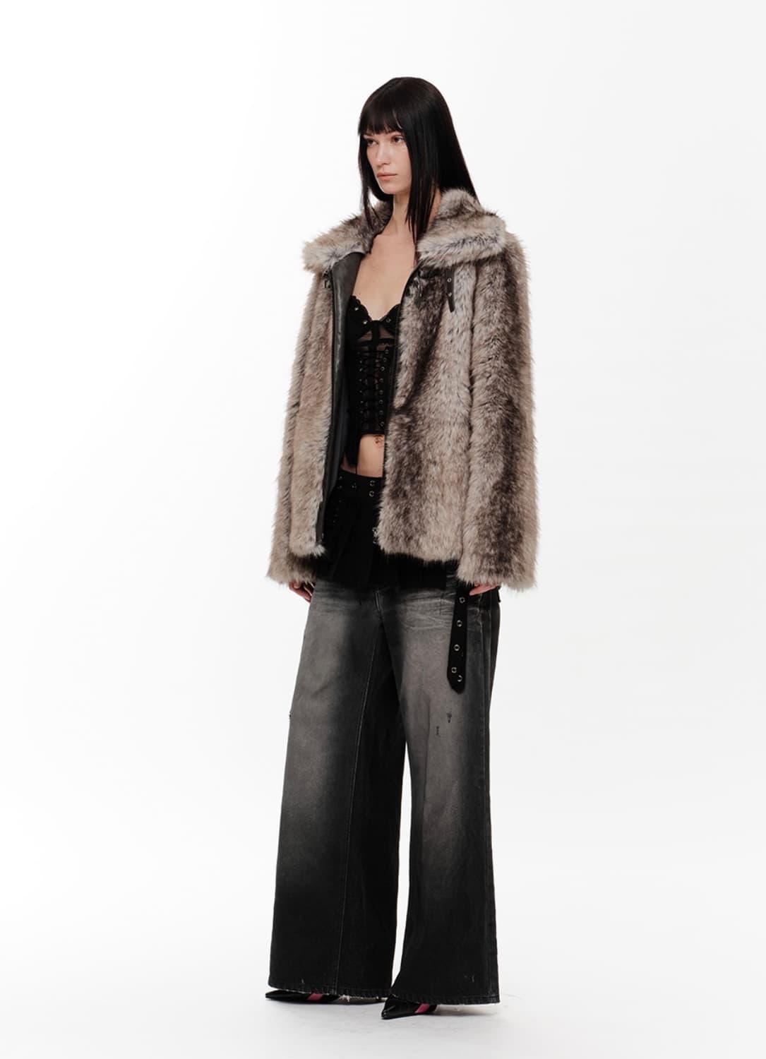 2000아카이브 ROCHE FAUX FUR JACKET 퍼자켓 상품이미지7