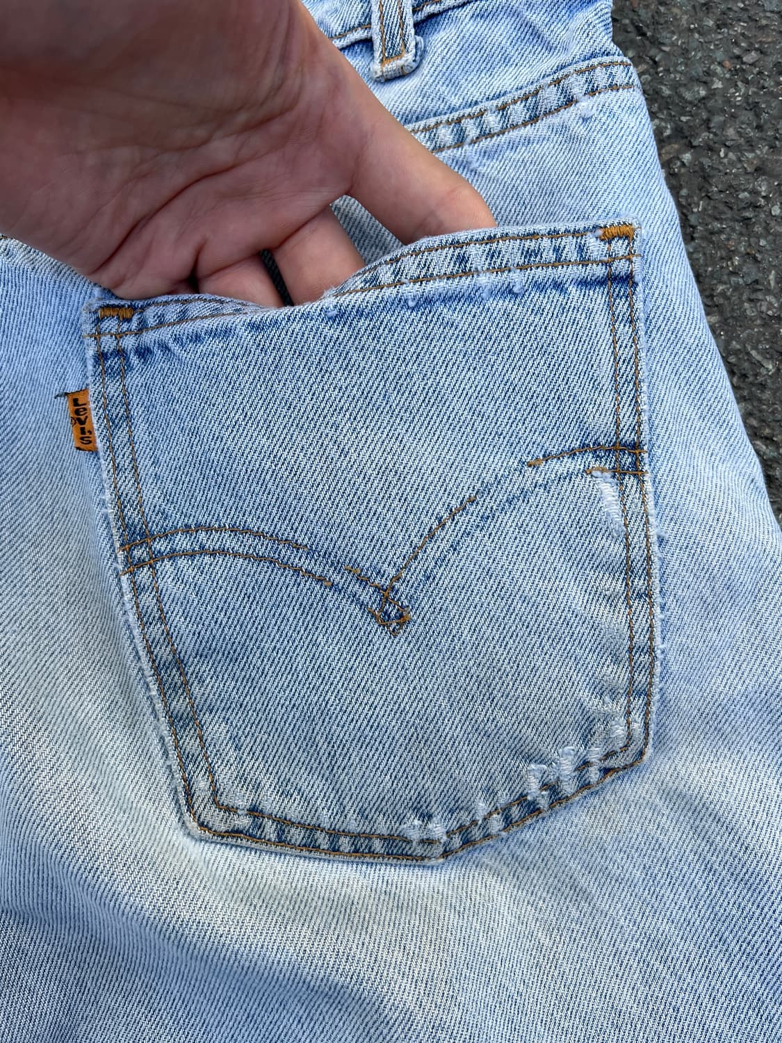 [38X30] 90s 리바이스 565 와이드 핏 상품이미지9