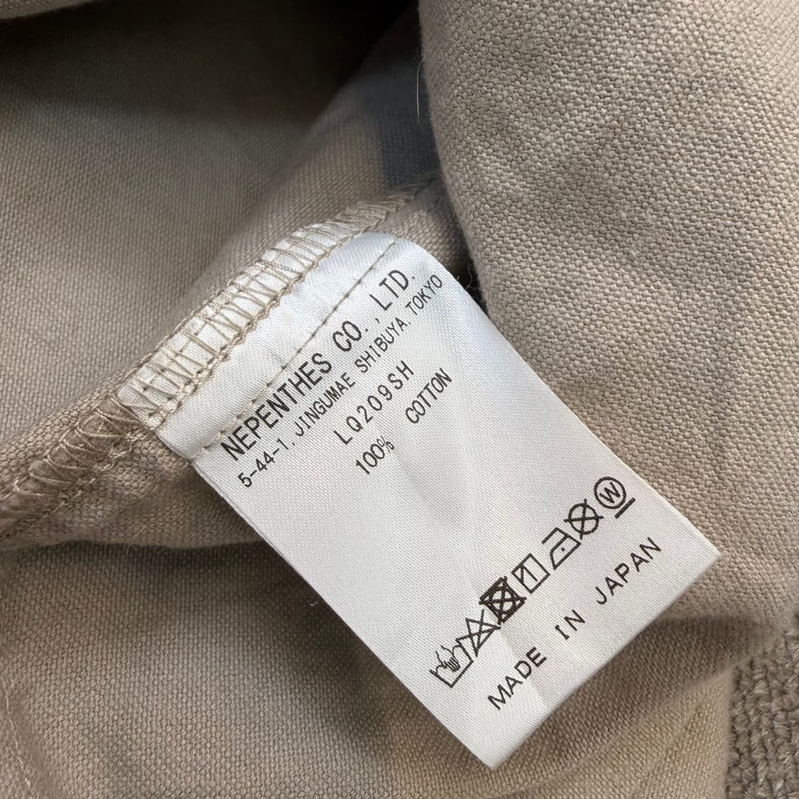 needles 니들스 노카라 오버핏 탑 파자마 L  상품이미지4