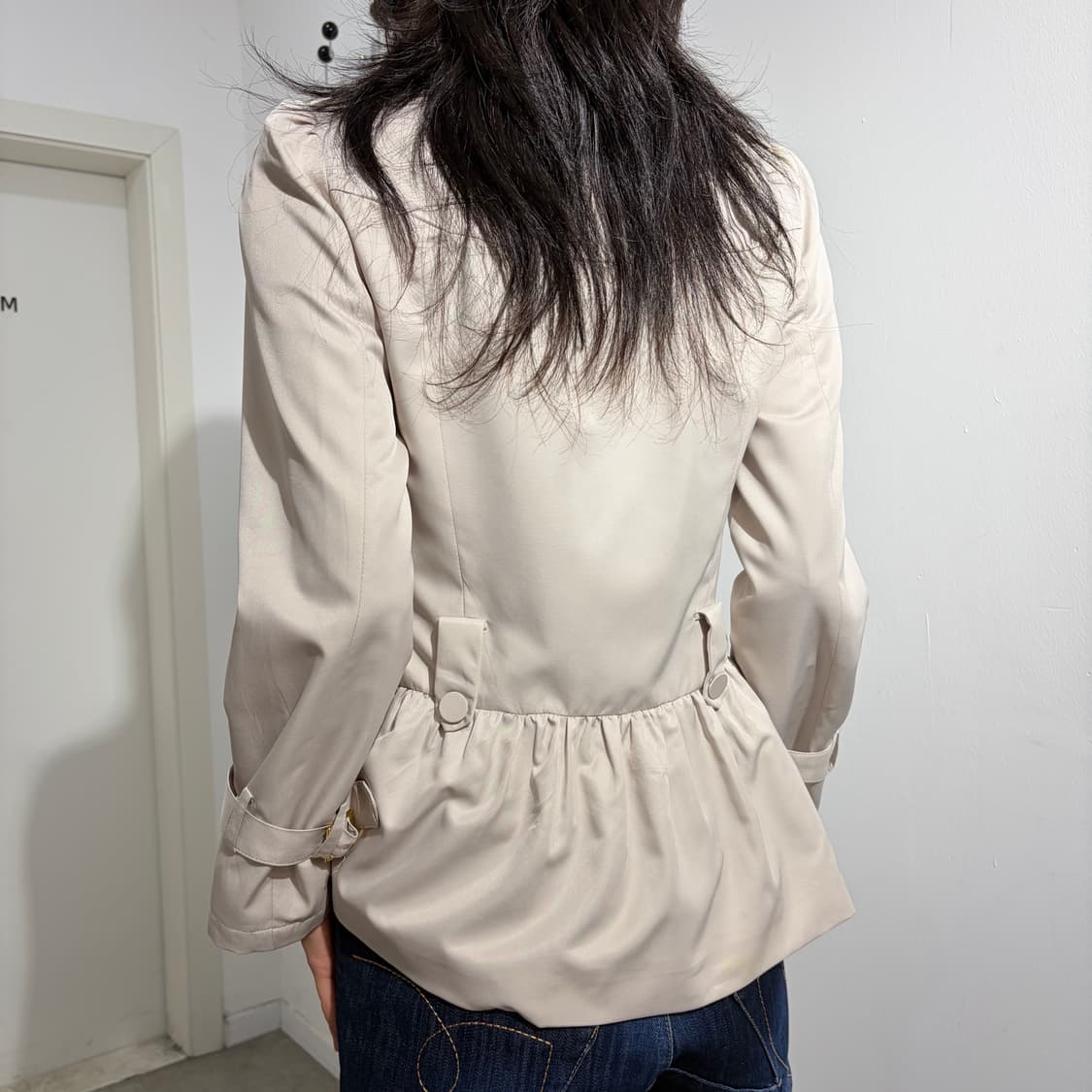 TRALALA 트랄라라 도트 더블 프릴 자켓 상품이미지4