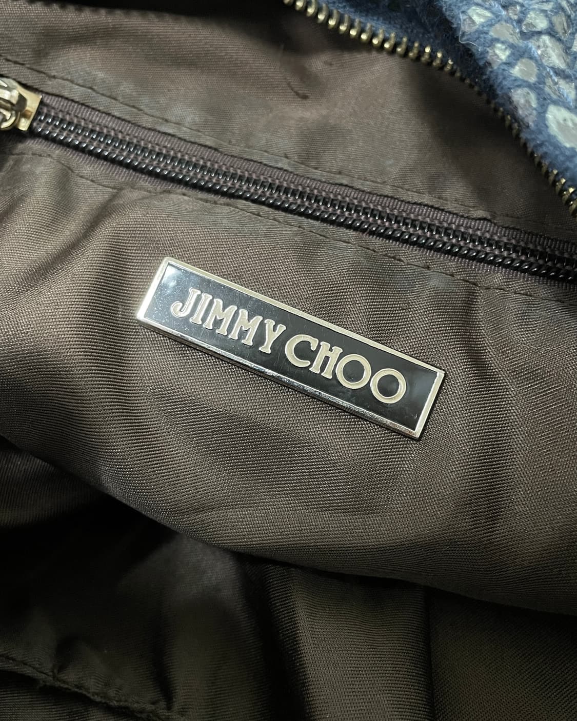 지미추 블루 파이톤 홀로그램 숄더백 상품이미지4