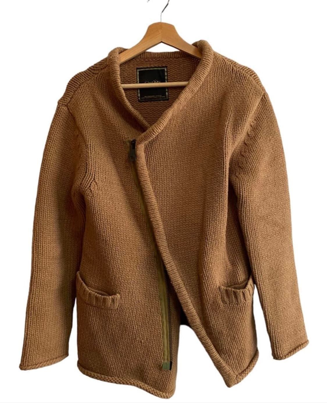 사스콰치패브릭스 11aw 울 니트 집업 상품이미지3