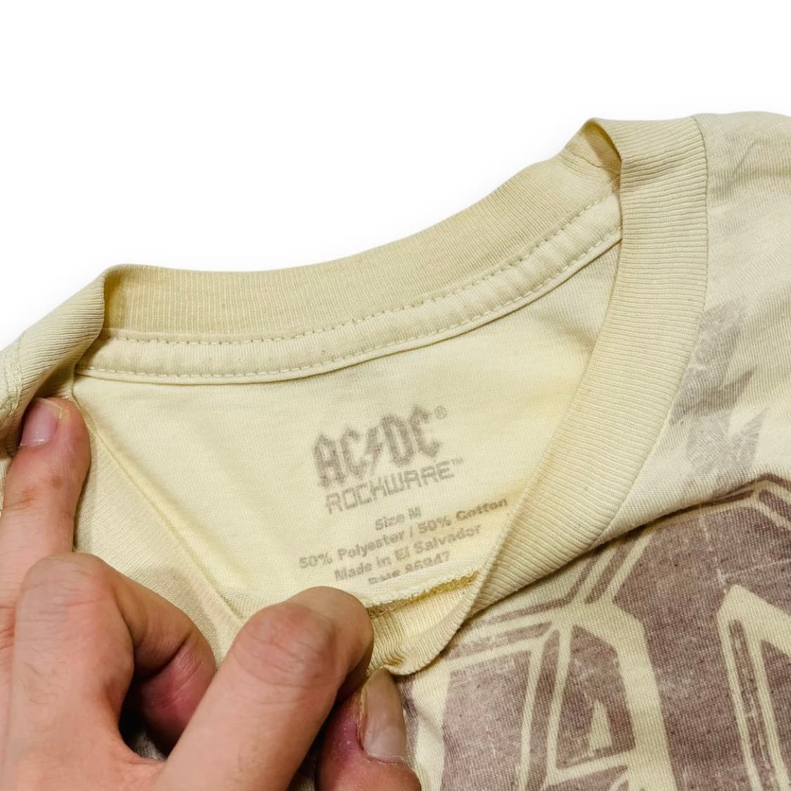 AC/DC 캐논 더 썬더 벨 2007s 밴드 반팔 티셔츠 상품이미지4