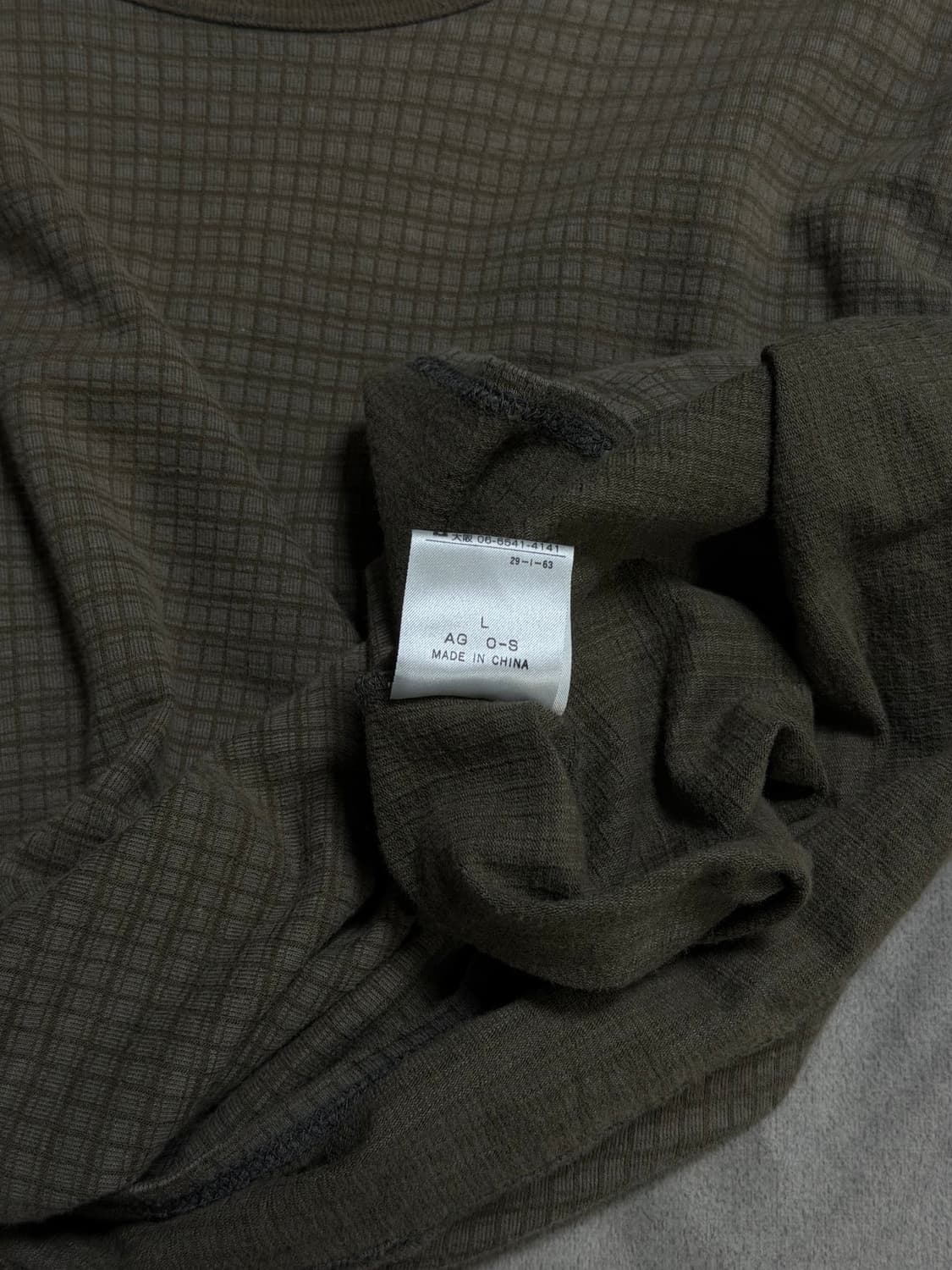 요지 야마모토 코튼 반팔 티셔츠 L 상품이미지4