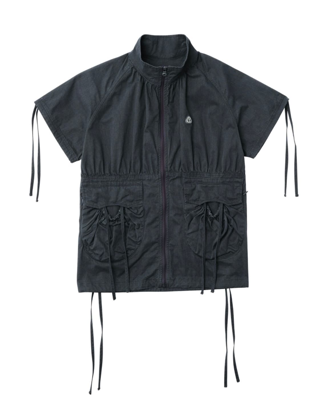 코이세이오 SHIRRING POCKET JACKET CHARCOAL 상품이미지2