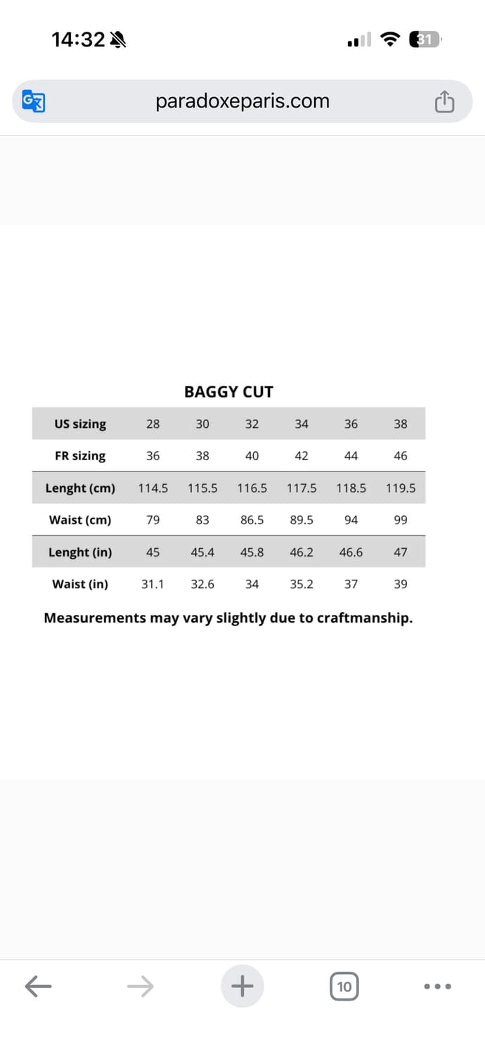 [36] 파라독스 PARADOXE 데드 로즈 팬츠 상품이미지7