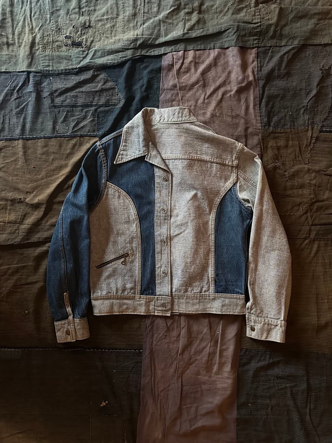 70s USA LEE Reversible Denim Jacket 상품이미지1