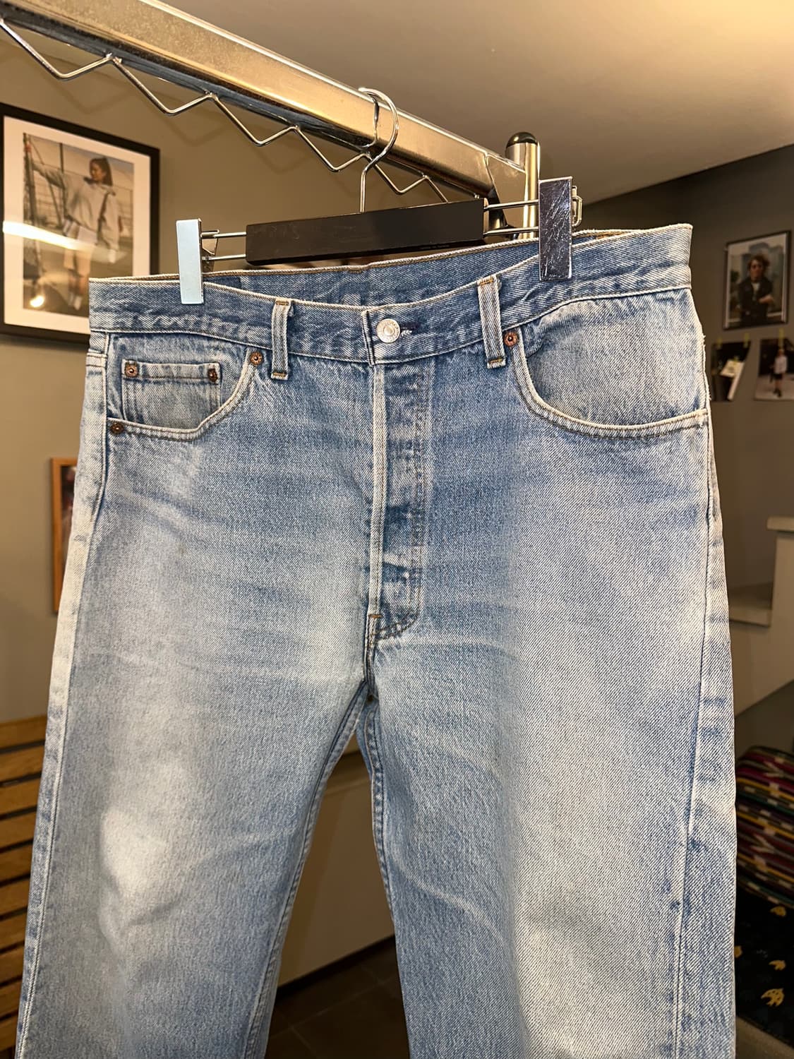 90’s Levi’s 501 532 denim washed pants  상품이미지6