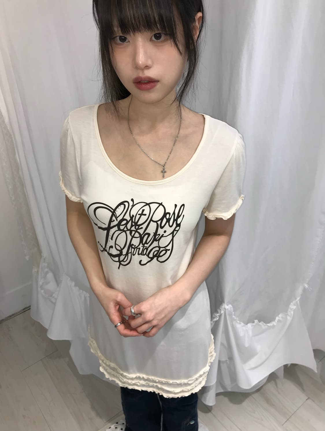 ⊹ Lest Rose Frill Dress 상품이미지2