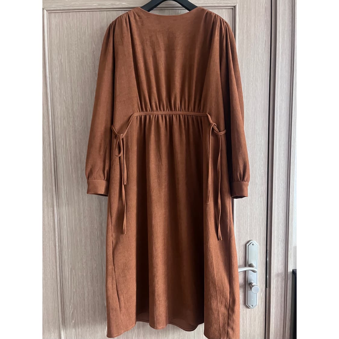 벨벳 리본 원피스 치마 롱스커트 여성의류 빈티지 상품이미지1