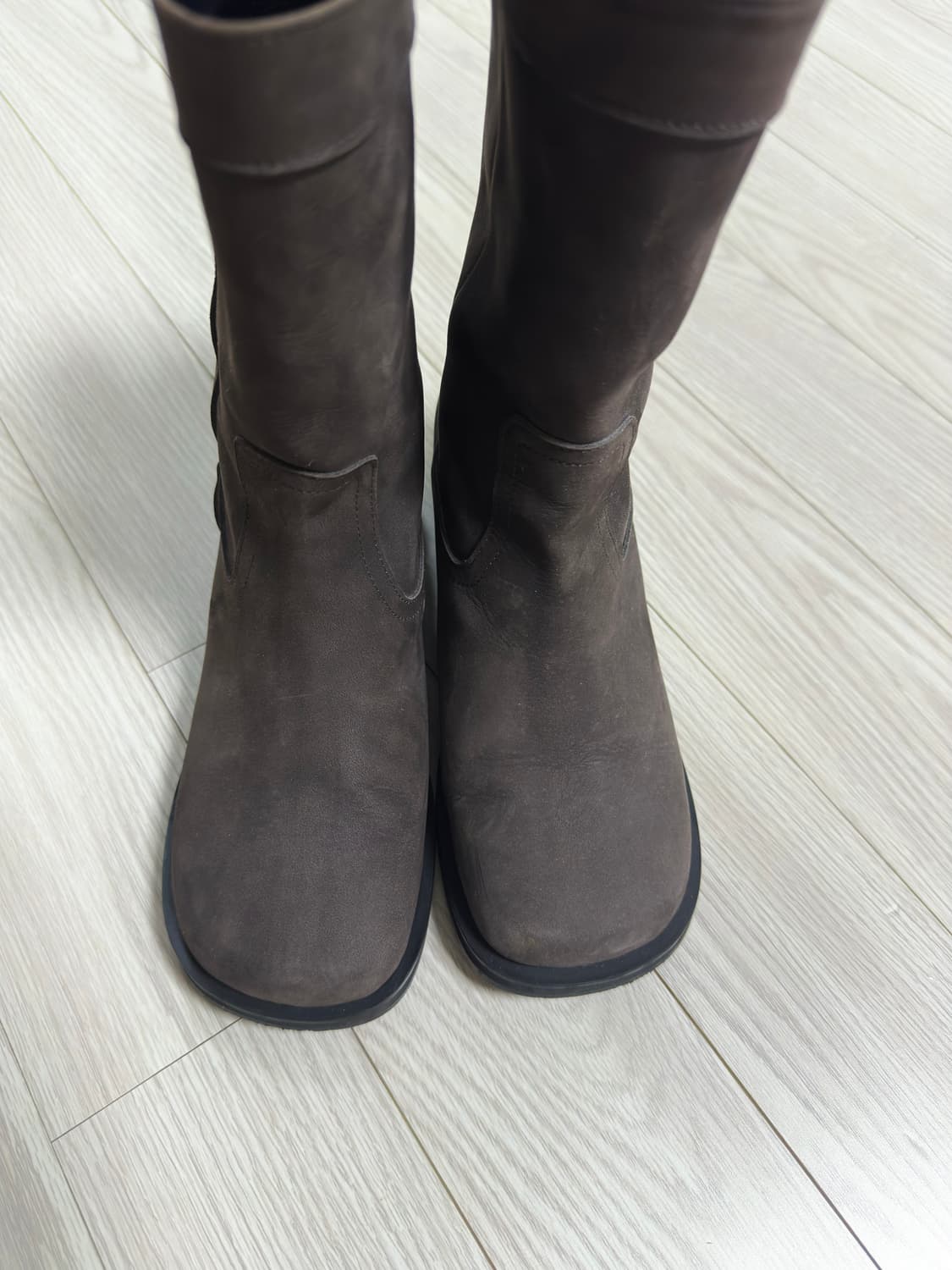 글렌 웨이버리 홈스 스웨이드 미들부츠 브라운 235 상품이미지2