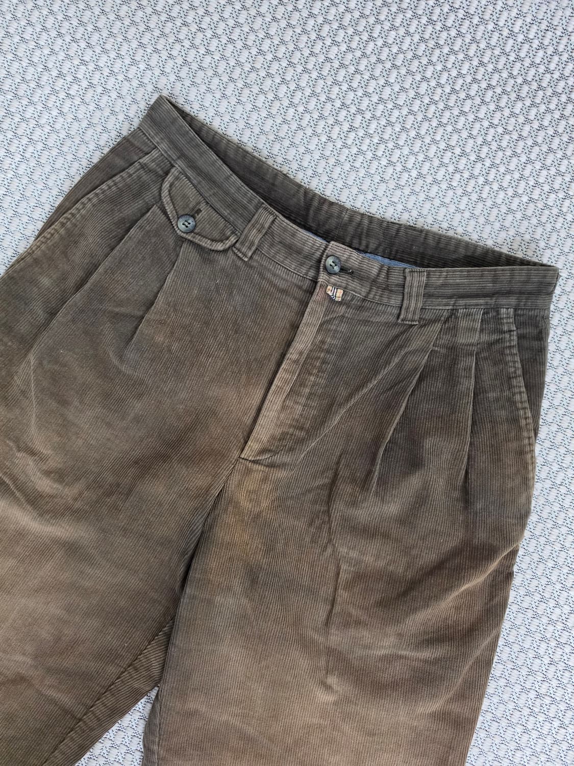 80s/90s 버버리 코듀로이 바지 상품이미지6