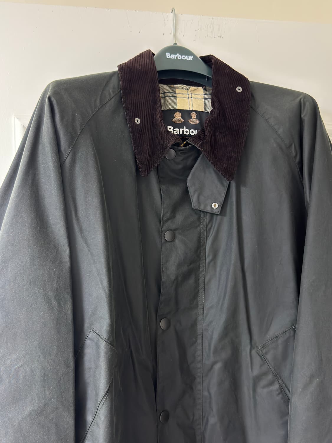 바버 트랜스포트 왁스 자켓 세이지 42 상품이미지3