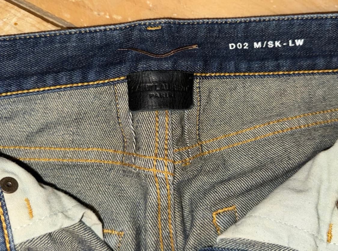 Saint Laurent D02 washed blue denim 상품이미지3