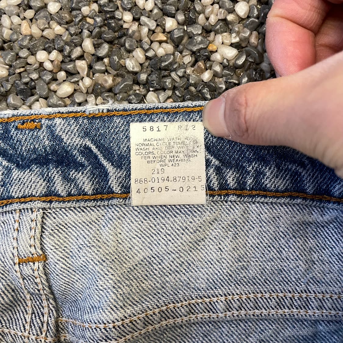 90s 리바이스 505 오렌지탭 레귤러핏 데님 (31) 상품이미지7