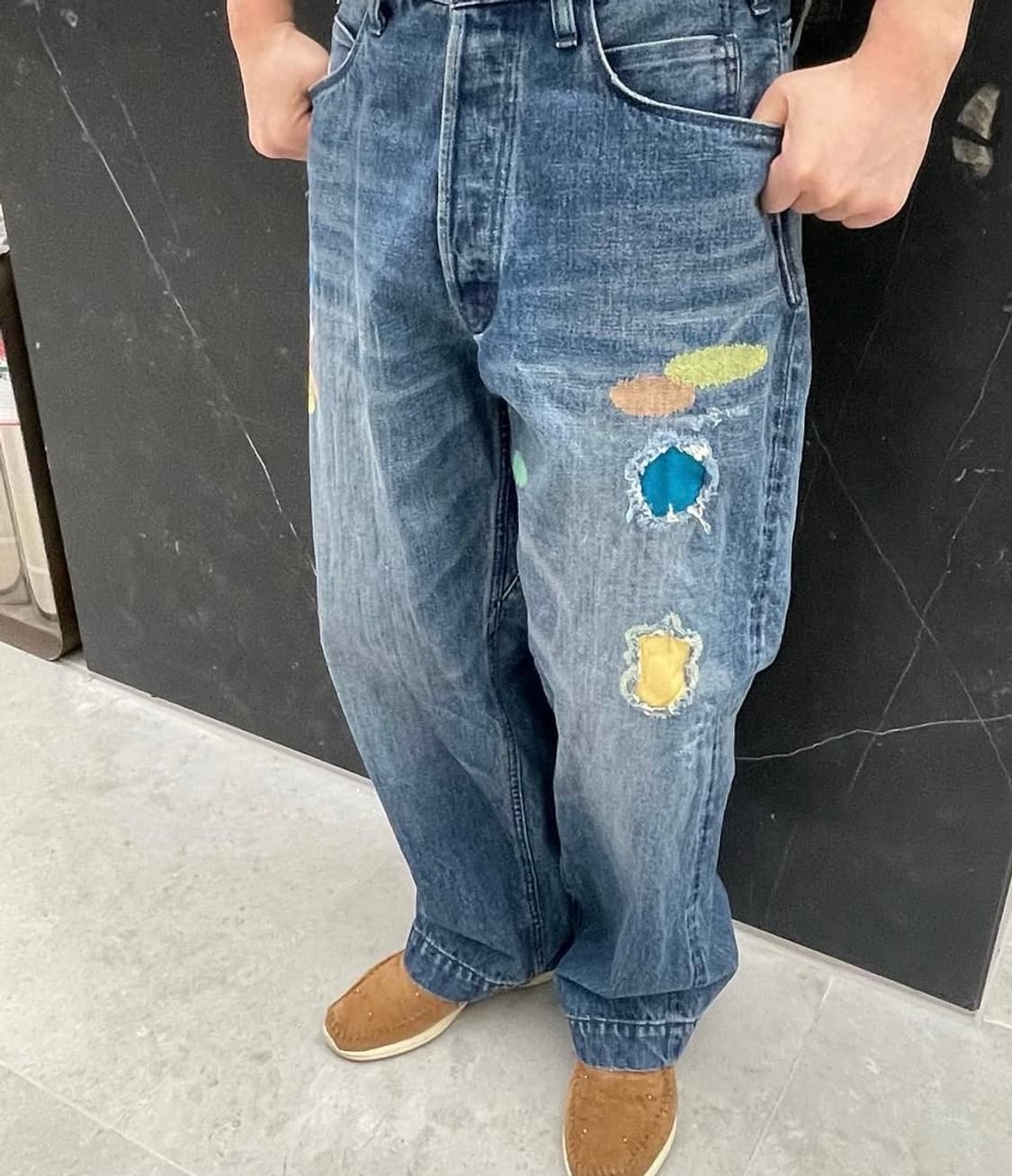 브루나보인 HAPPYBUSH데님 L사이즈 판매 상품이미지8