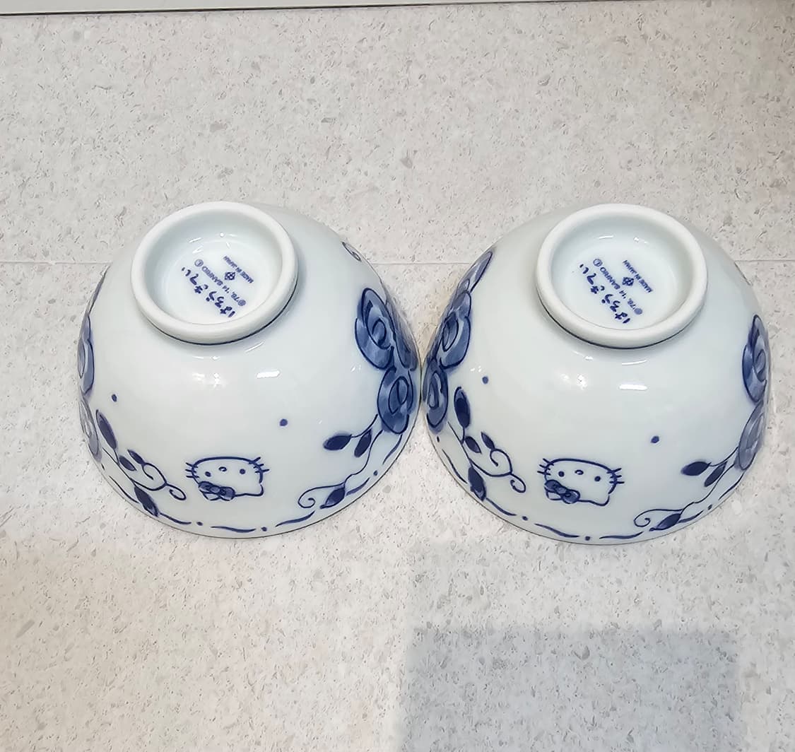 헬로키티 정품 밥그릇 2개 상품이미지1