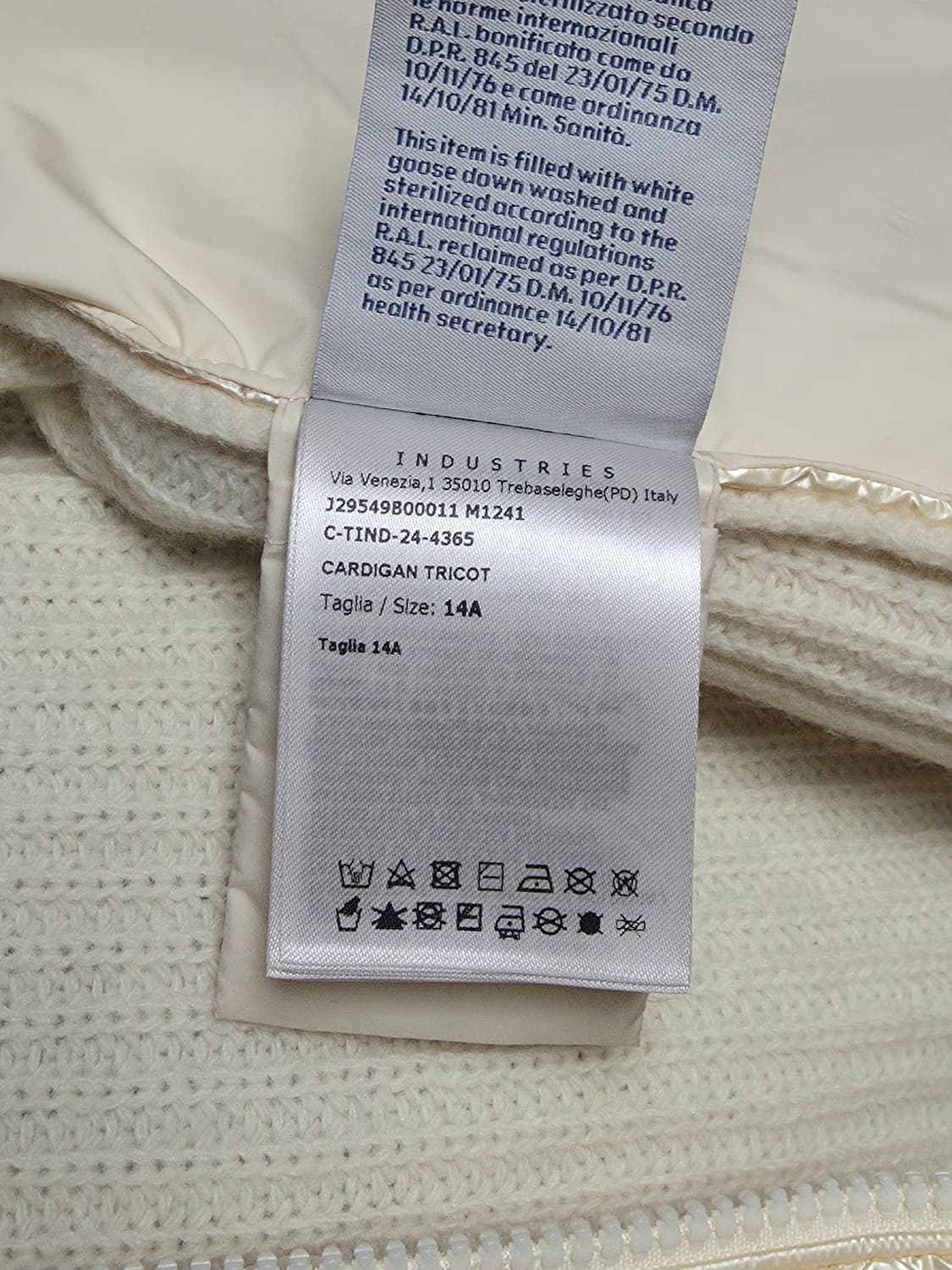 몽클레어 니트 집업 자켓 새상품 14A 상품이미지8