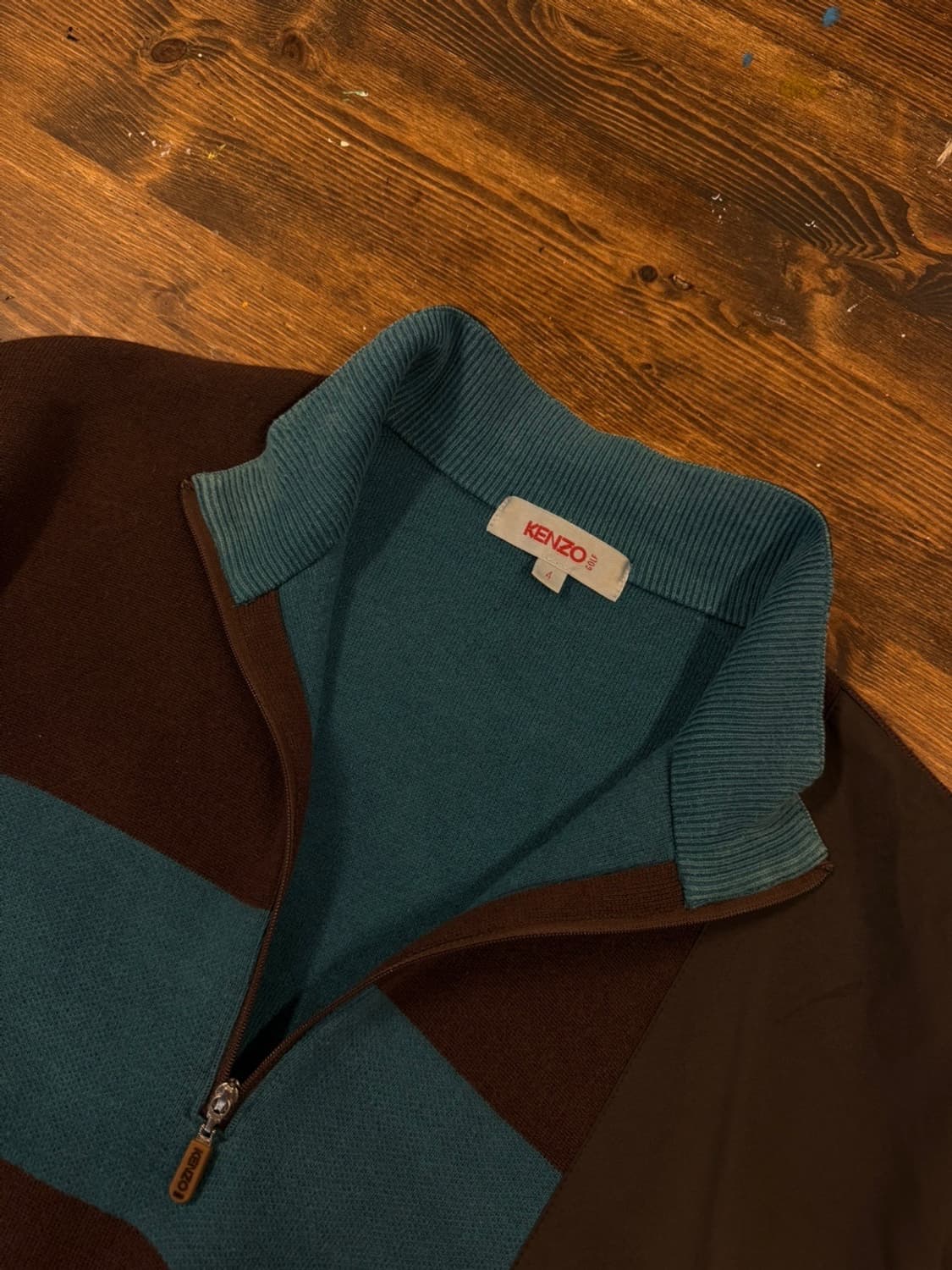 겐조 골프 짚업 니트 100 상품이미지8