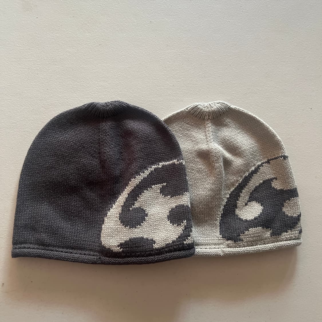 산산기어 비니 2개 차콜 그레이 상품이미지1