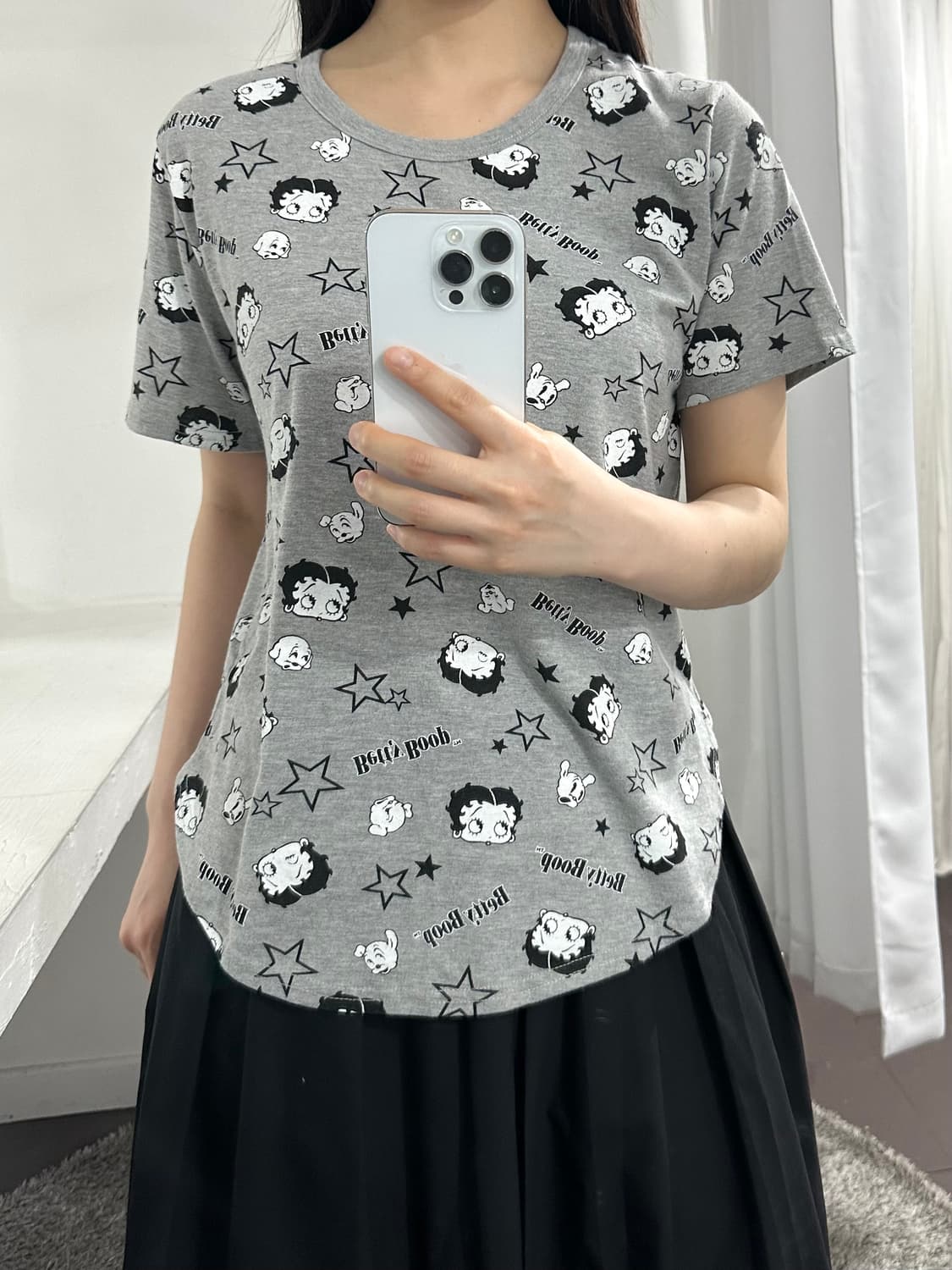 betty boop printing top 상품이미지4