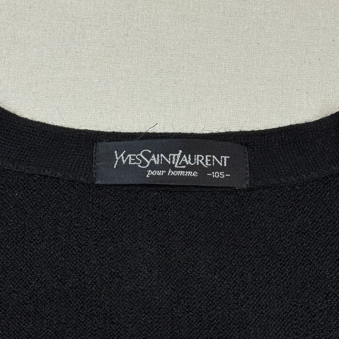 XL) YSL 입생로랑 가디건 블랙 상품이미지7