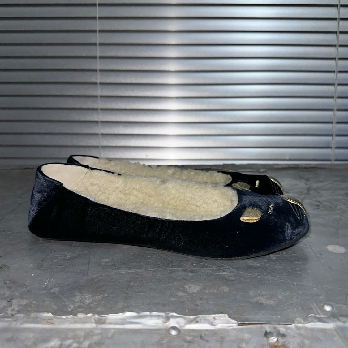 00s 마크 제이콥스 벨벳 졸린 마우스/쥐 발레 플랫 상품이미지6