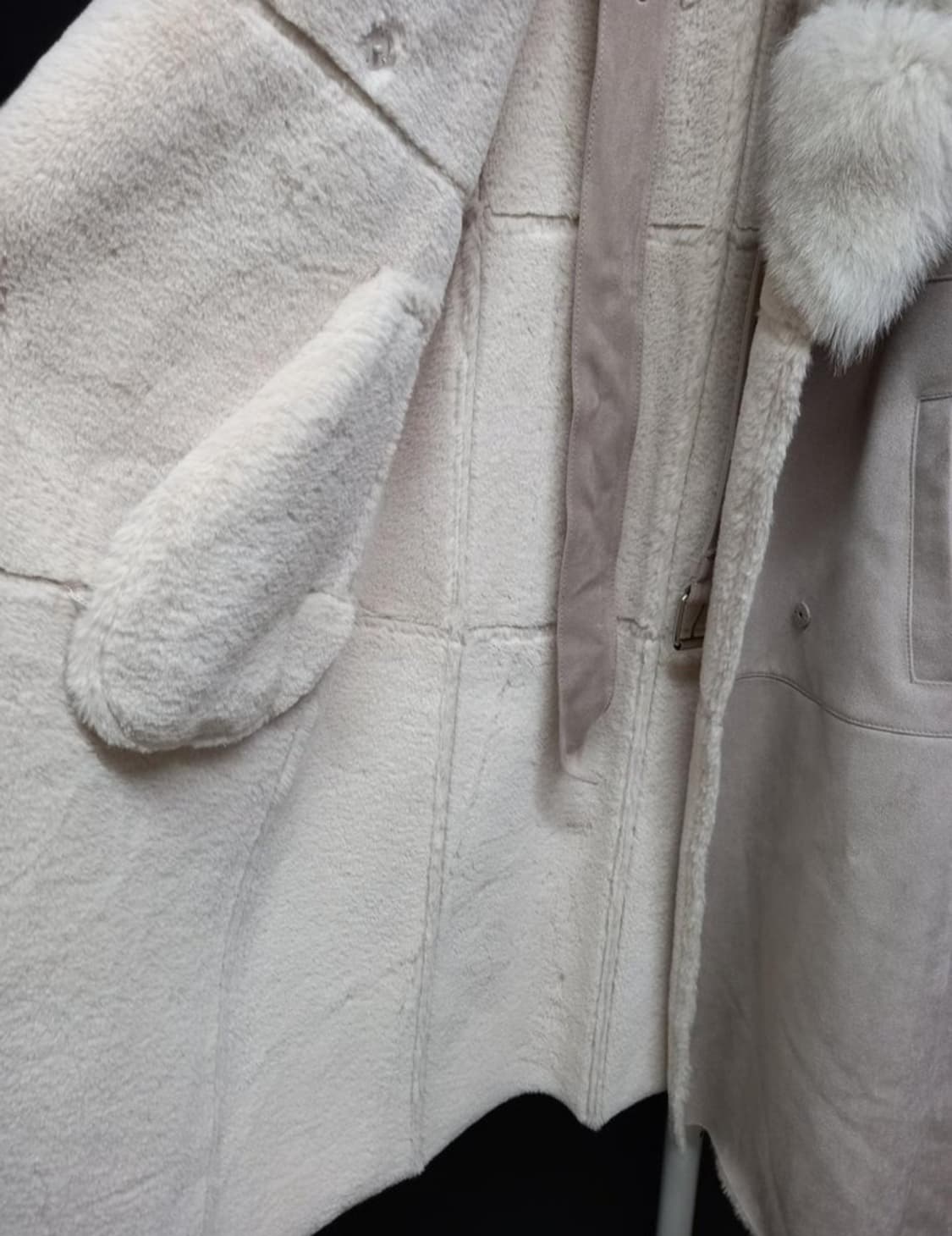 새 듀엘 사가폭스 퍼 무스탕 코트 55 상품이미지8