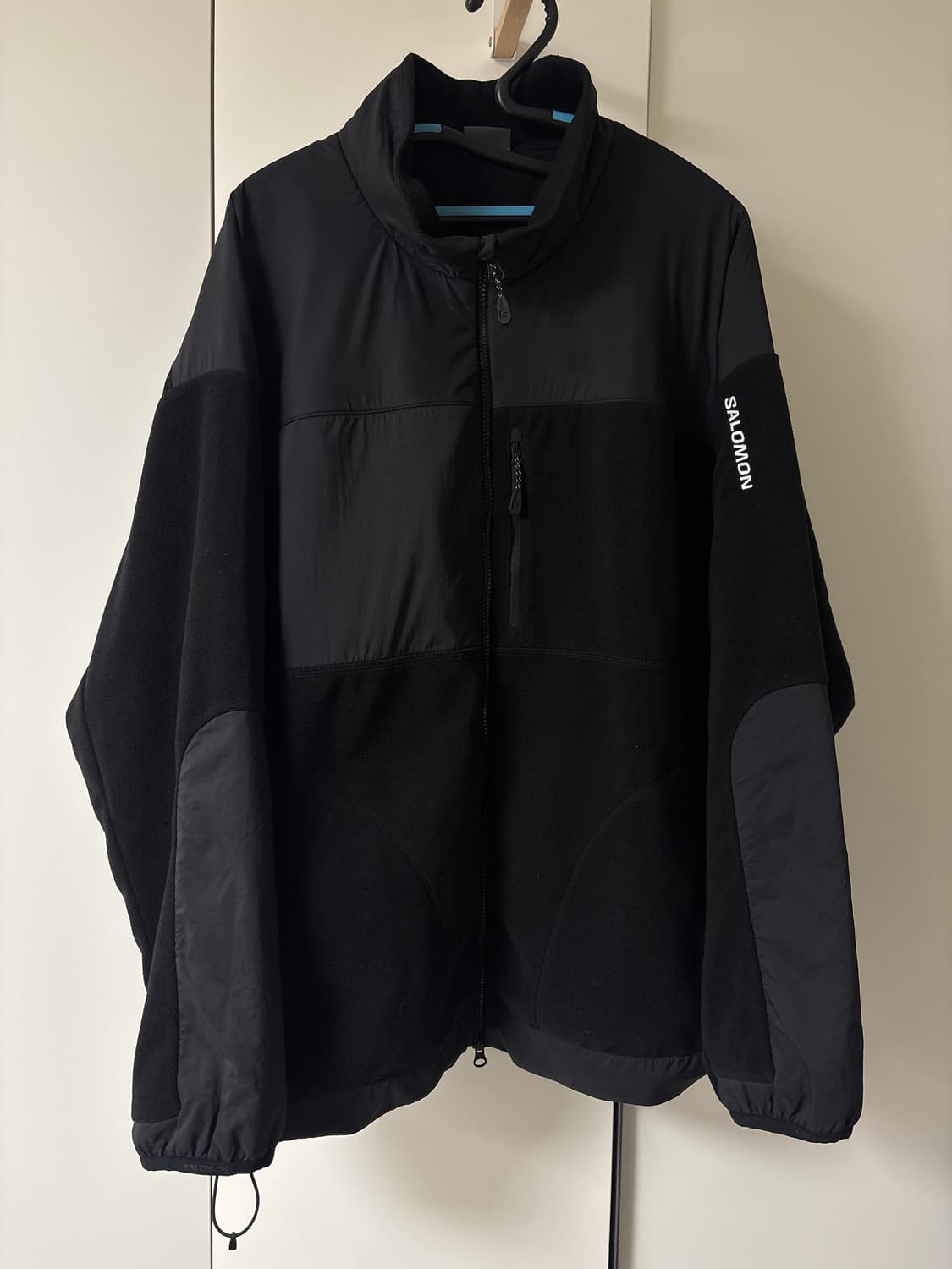 살로몬 블랙 방풍 플리스 자켓 2xl 상품이미지1